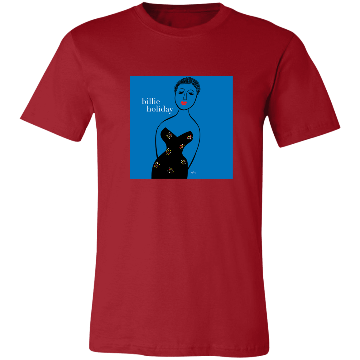 2.29 BILLIE HOLIDAY by Mike Jones (1948) Unisex Jersey Short