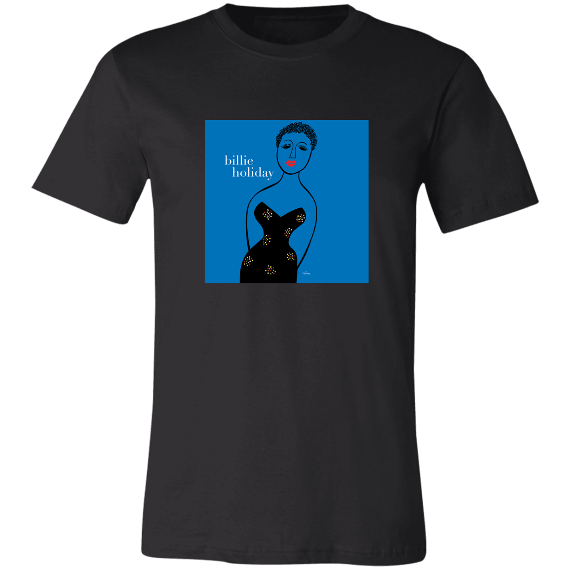 2.29 BILLIE HOLIDAY by Mike Jones (1948) Unisex Jersey Short